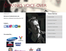 Tablet Screenshot of franksvoiceover.com